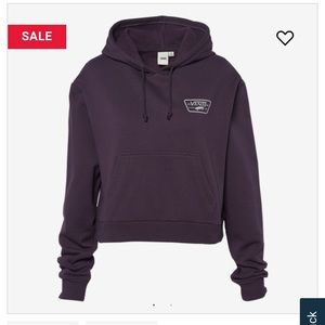 Purple Crop Hoodie